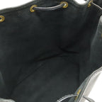 Louis Vuitton Epi Noe Shoulder Bag Drawstring Noir Black Gold — view 5