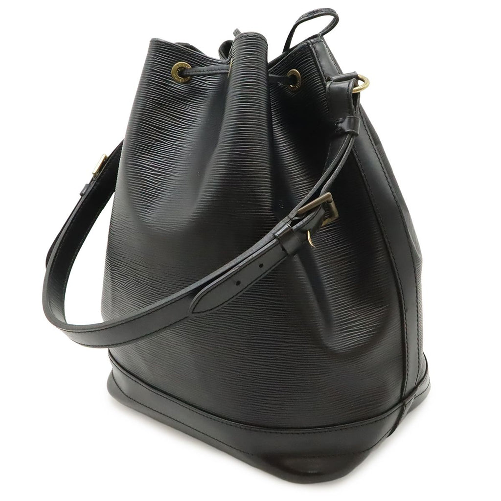 Louis Vuitton Epi Noe Shoulder Bag Drawstring Noir Black Gold — view 2