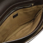 Louis Vuitton Utah Line Messenger Shoulder Bag Leather Cafe Brown — view 7