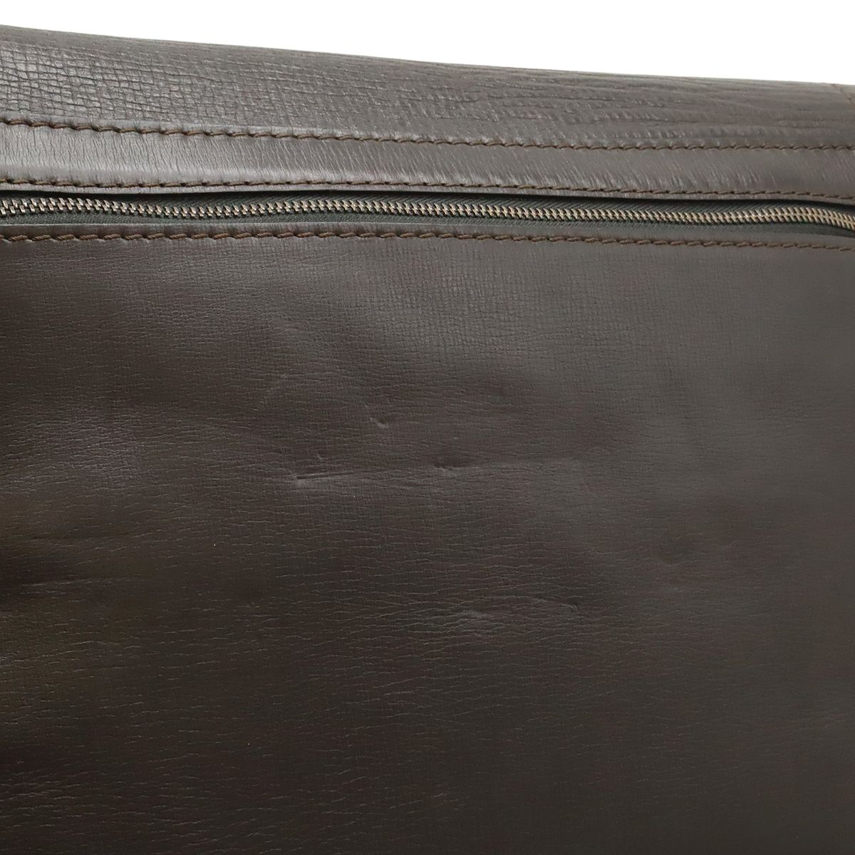 Louis Vuitton Utah Line Messenger Shoulder Bag Leather Cafe Brown — view 9