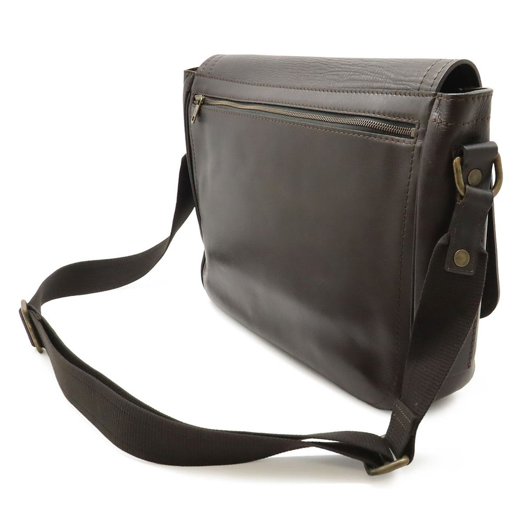 Louis Vuitton Utah Line Messenger Shoulder Bag Leather Cafe Brown — view 2