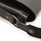 Louis Vuitton Utah Line Messenger Shoulder Bag Leather Cafe Brown — view 5