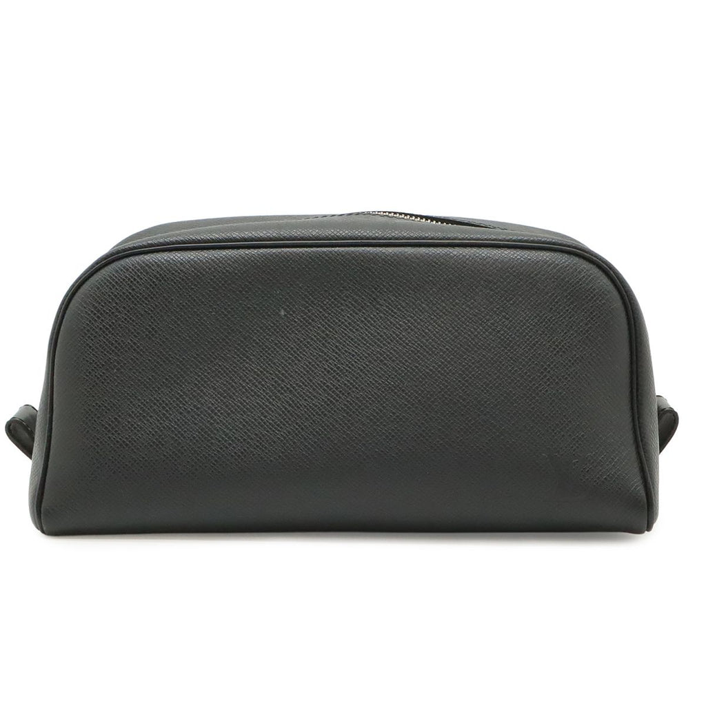 Louis Vuitton Taiga Trousse Toilet Second Pouch Travel Case Leather Ardoise