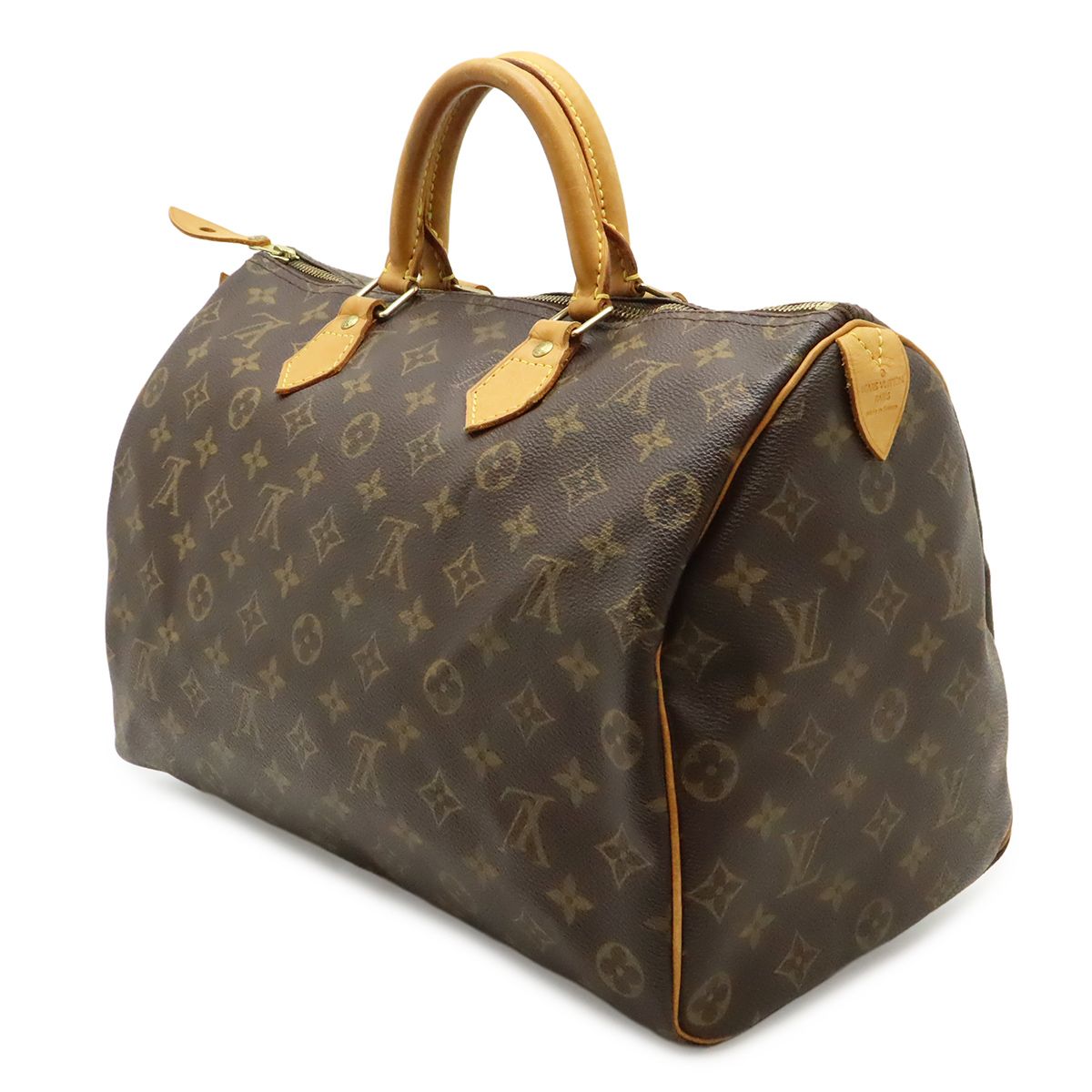 Louis Vuitton Monogram Speedy 35 Mini Boston Bag Purse — view 2