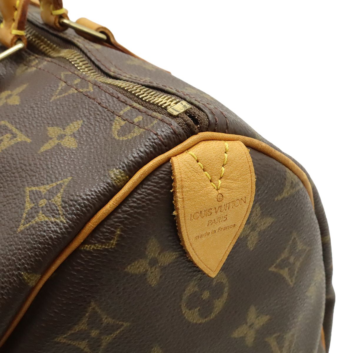 Louis Vuitton Monogram Speedy 35 Mini Boston Bag Purse — view 9