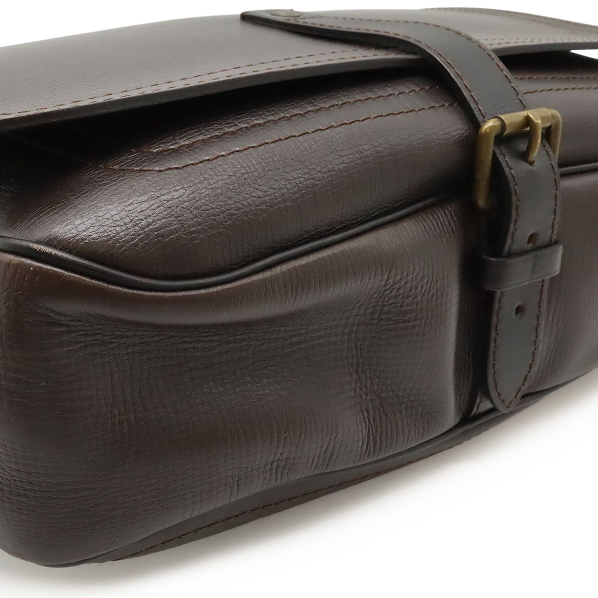 Louis Vuitton Utah Line Messenger Shoulder Bag Leather Cafe Brown — view 9