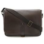 Louis Vuitton Utah Line Messenger Shoulder Bag Leather Cafe Brown