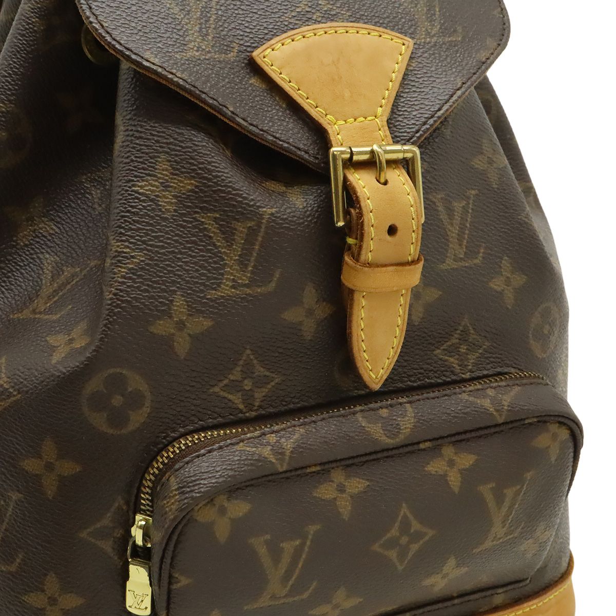 Louis Vuitton Monogram Montsouris MM Backpack Shoulder — view 7