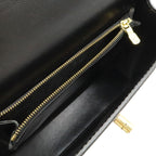 Louis Vuitton Epi Malesherbes Handbag Flap Bag Leather Noir Black Gold — view 7