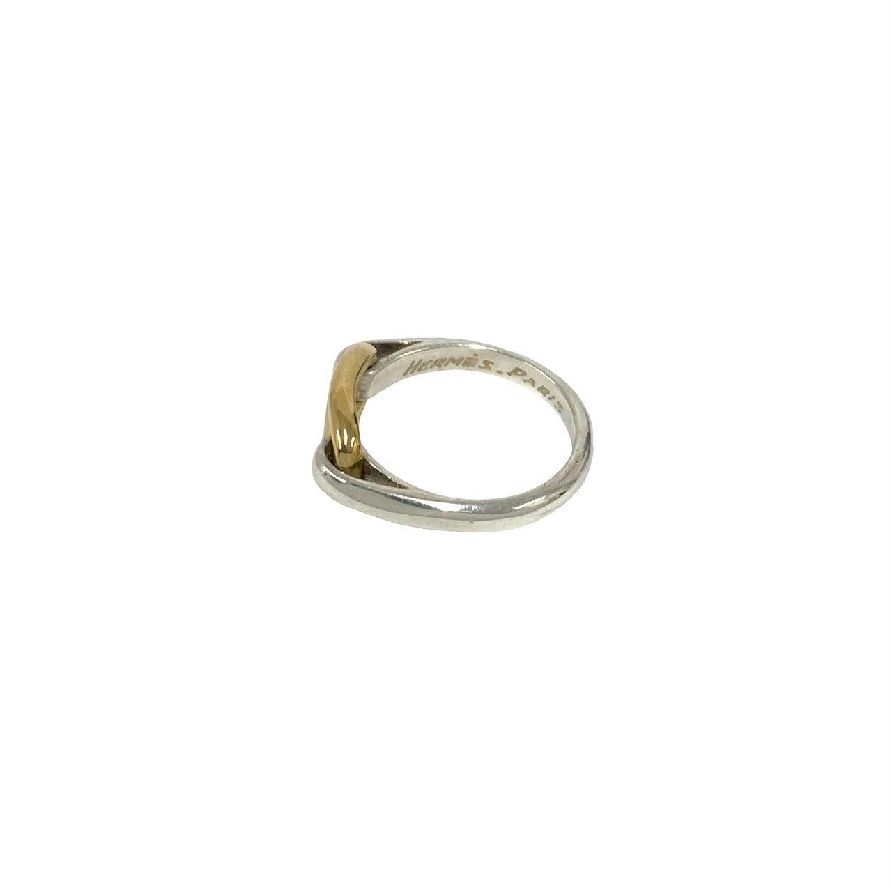 Hermes Chaine D'ancre Ring 925 Sterling Silver Gold — view 4