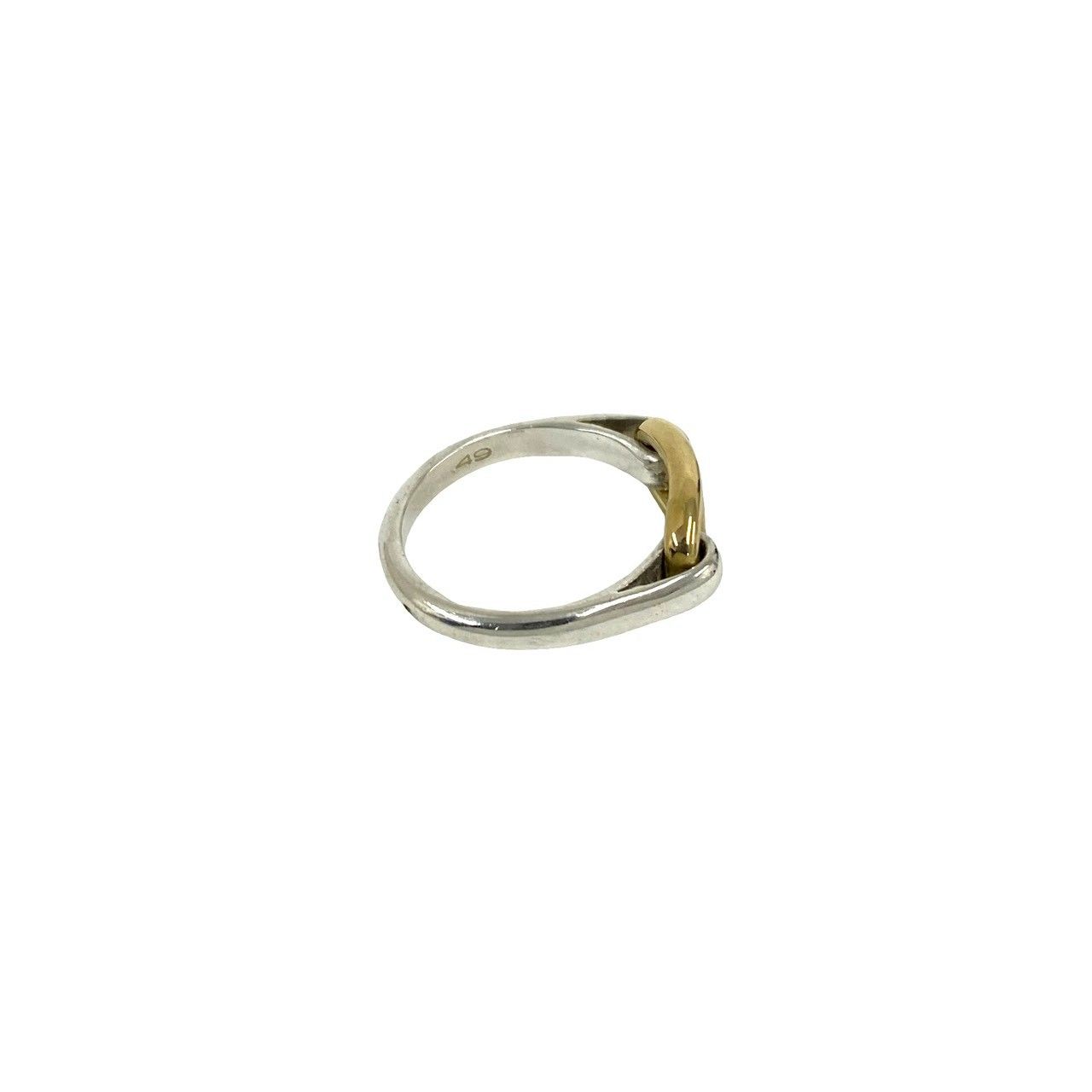 Hermes Chaine D'ancre Ring 925 Sterling Silver Gold — view 5