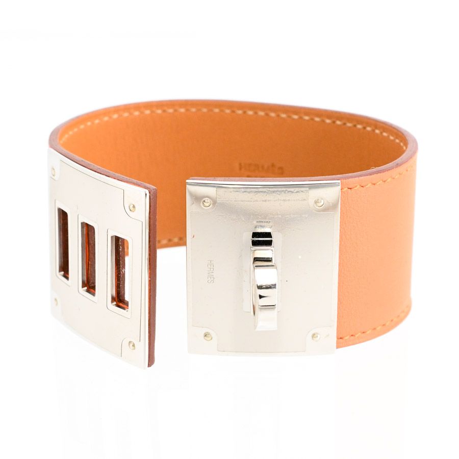 Hermes Bangle Bracelet Silver — view 2