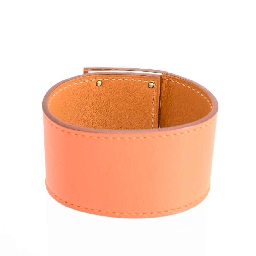 Hermes Bangle Bracelet Silver — view 3