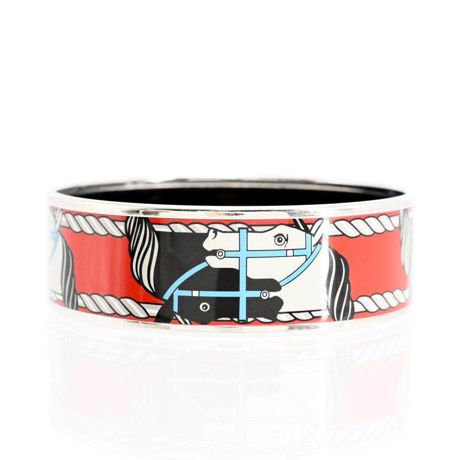 Hermes Bangle Enamel GM Bracelet — view 2