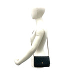 Chanel Card Quilted Coco Caviar Leather Chain Mini Shoulder Bag Wallet Black — view 2