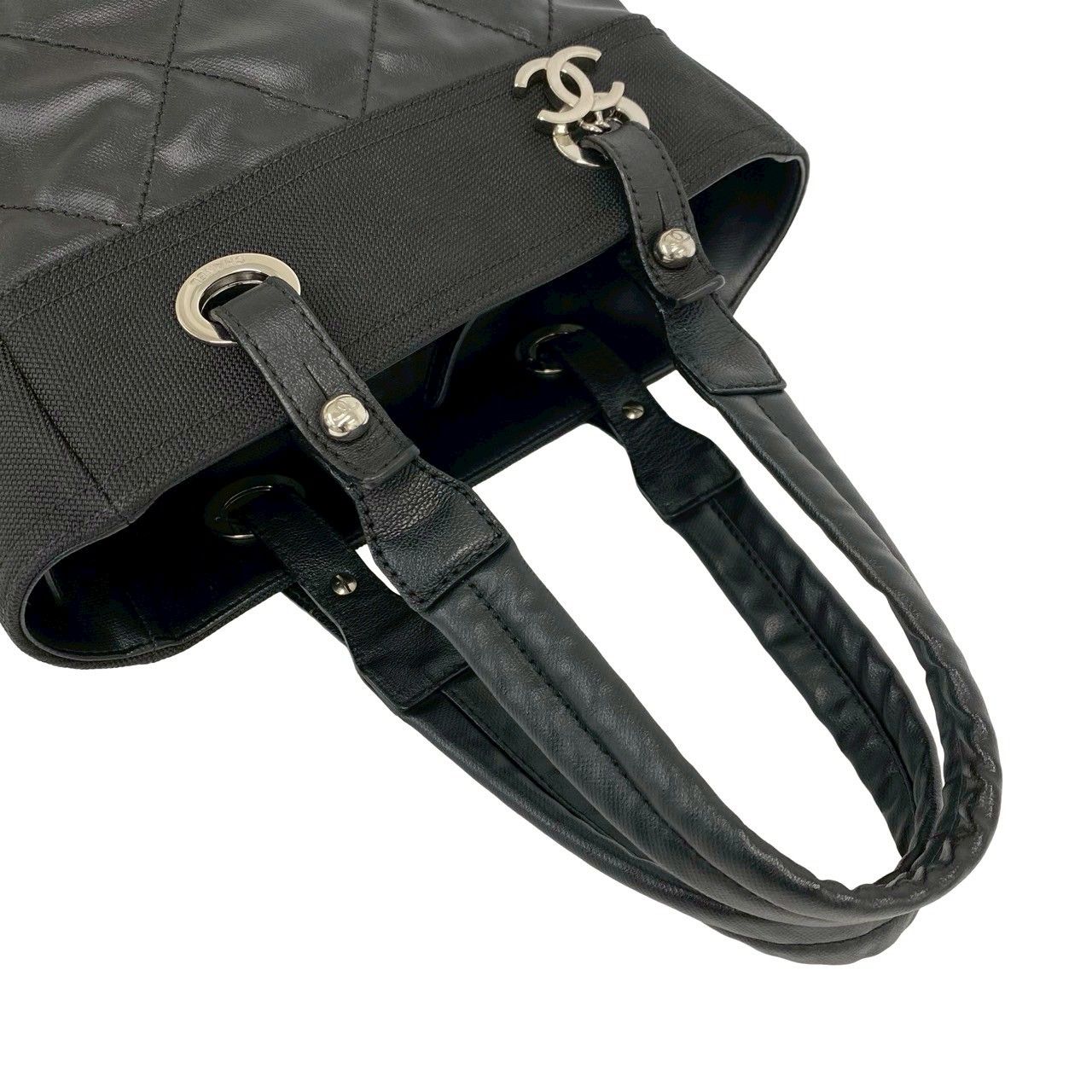 Chanel Paris Biarritz PM Leather Tote Black — view 4