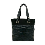 Chanel Paris Biarritz PM Leather Tote Black — view 3