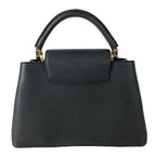 Louis Vuitton Handbag Capucines MM Black Leather Cowhide — view 3