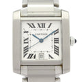 Cartier Watch Tank Francaise LM SS Silver