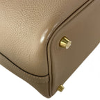 Hermes Handbag Picotin Lock PM Beige Dwymar Gold — view 7