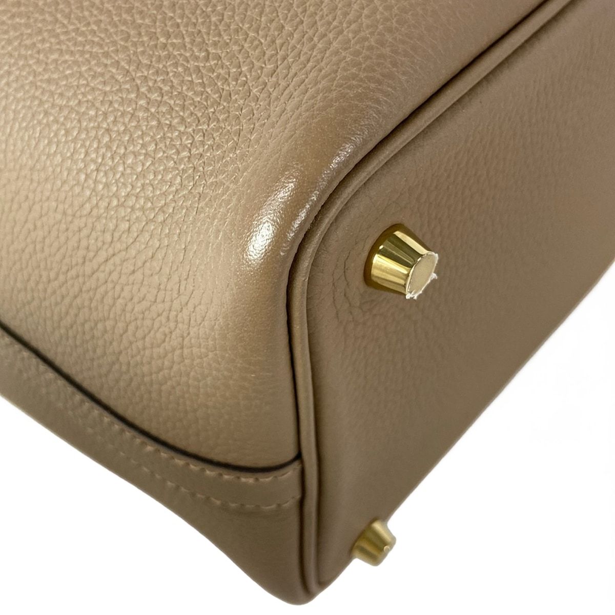 Hermes Handbag Picotin Lock PM Beige Dwymar Gold — view 7