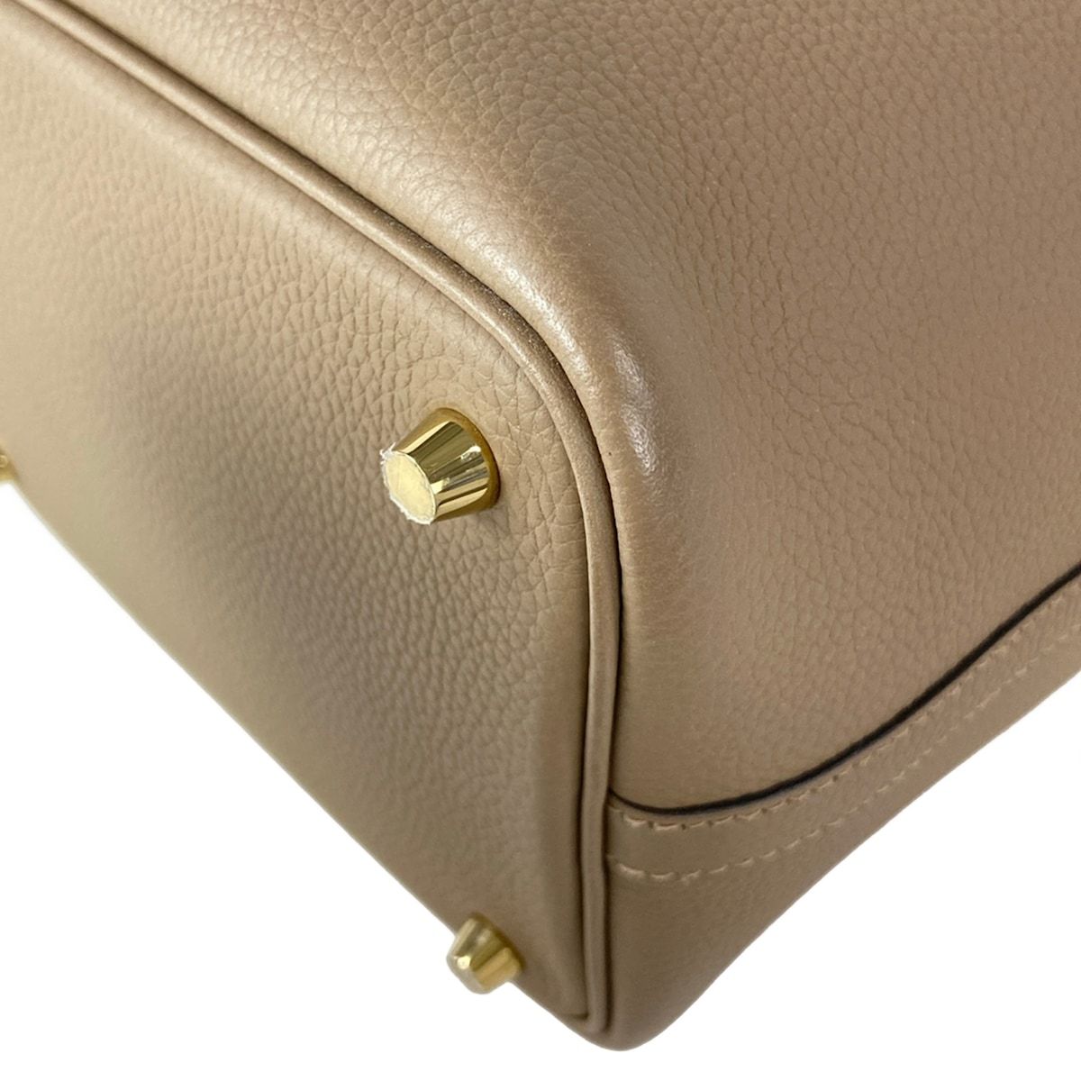 Hermes Handbag Picotin Lock PM Beige Dwymar Gold — view 8