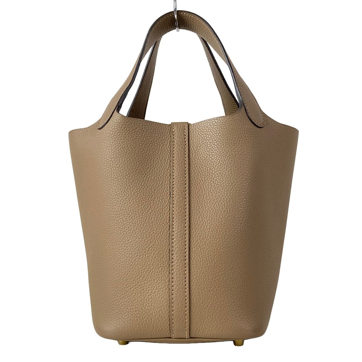 Hermes Handbag Picotin Lock PM Beige Dwymar Gold — view 4