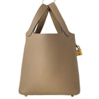 Hermes Handbag Picotin Lock PM Beige Dwymar Gold — view 3