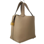 Hermes Handbag Picotin Lock PM Beige Dwymar Gold