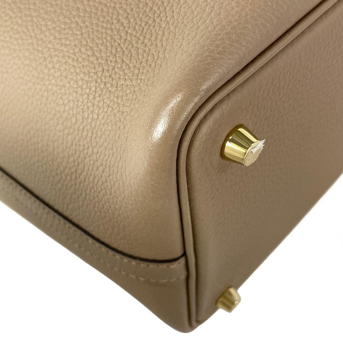 Hermes Handbag Picotin Lock PM Beige Dwymar Gold — view 9