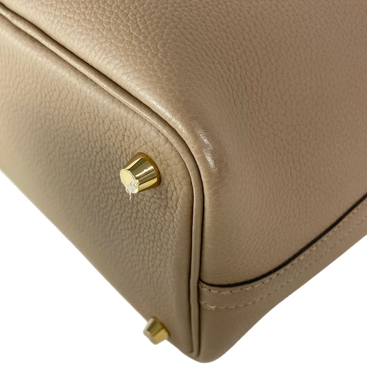 Hermes Handbag Picotin Lock PM Beige Dwymar Gold — view 6