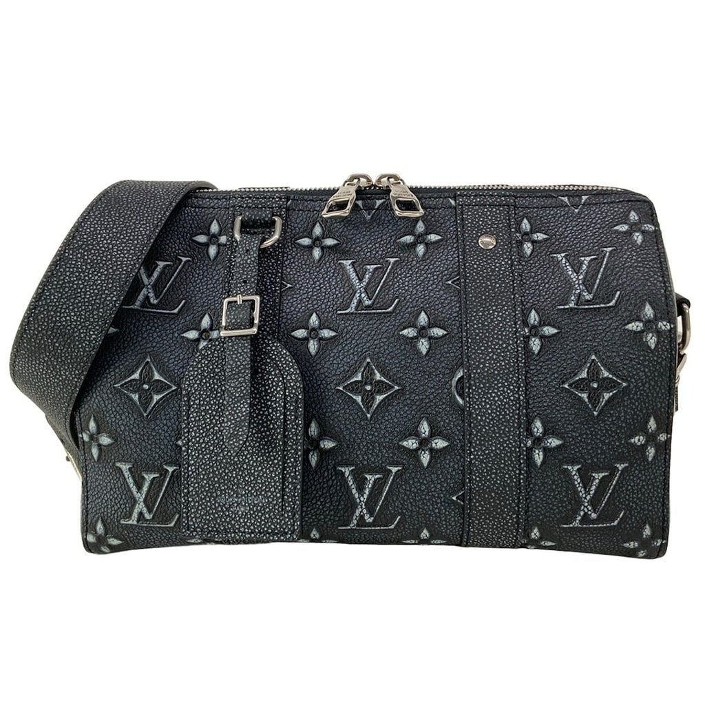 Louis Vuitton Shoulder Bag Collection City Keepall LV Faded Charcoal Leather