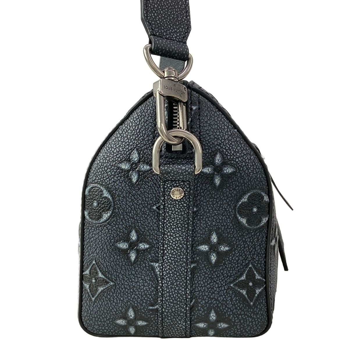 Louis Vuitton Shoulder Bag Collection City Keepall LV Faded Charcoal Leather — view 2