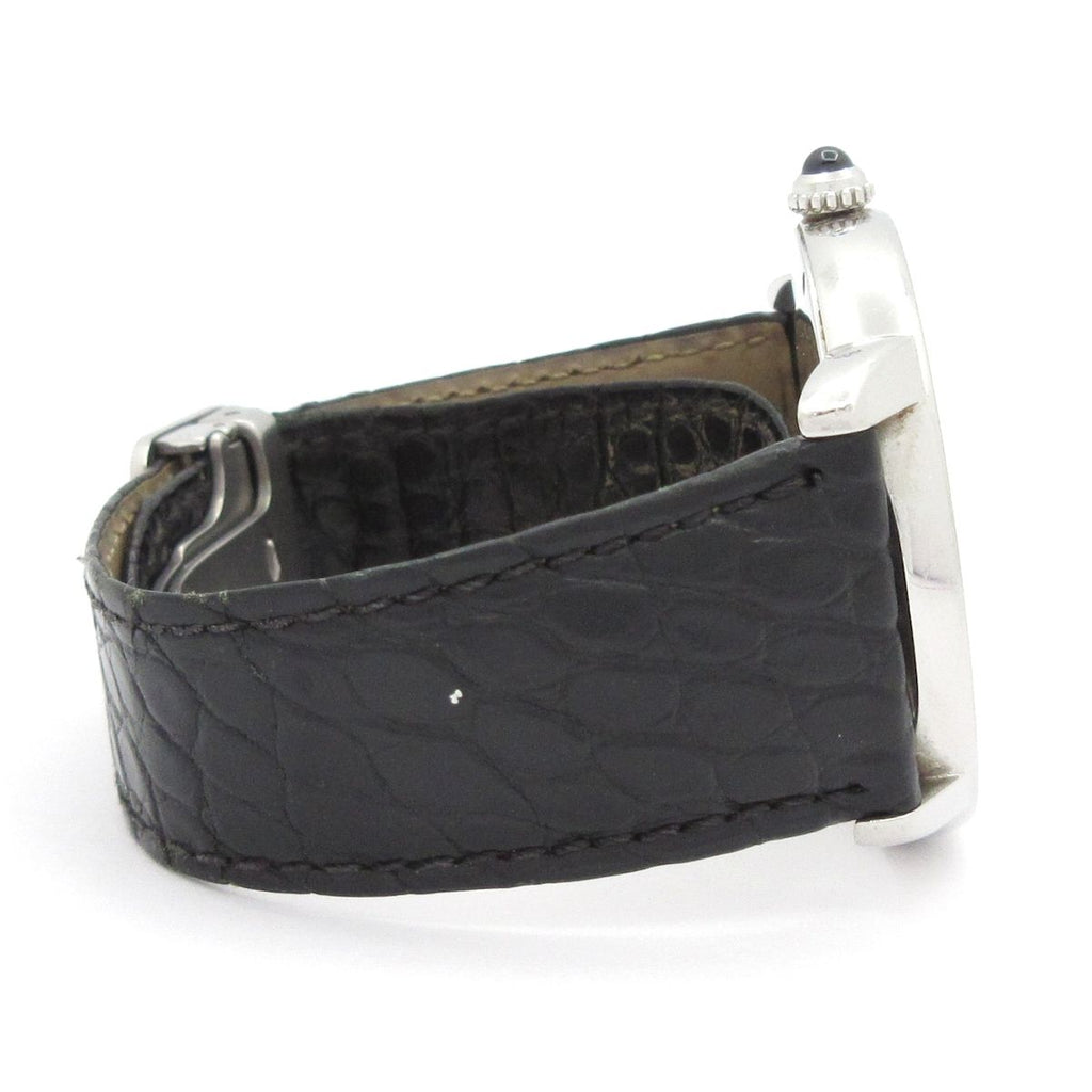 Cartier Watch Rondo Solo XL SS Leather White — view 5