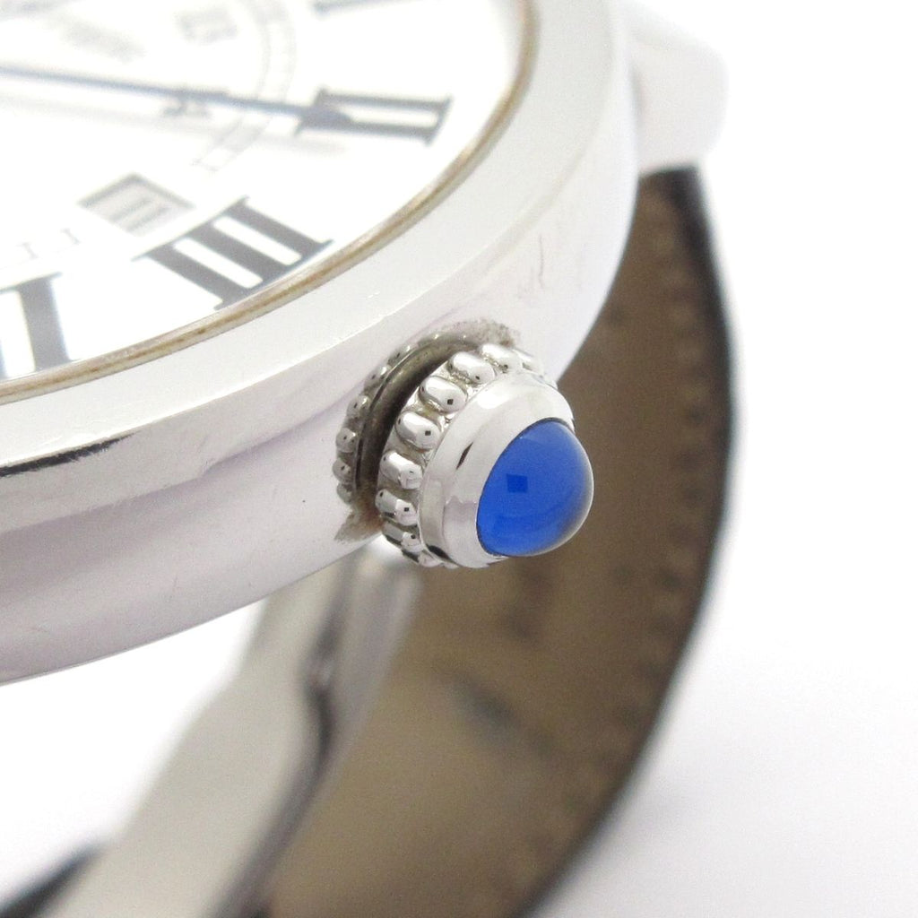 Cartier Watch Rondo Solo XL SS Leather White — view 9