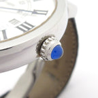 Cartier Watch Rondo Solo XL SS Leather White — view 9