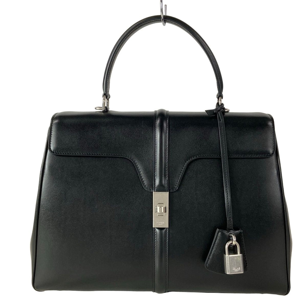 Celine Handbag Classic Black Leather