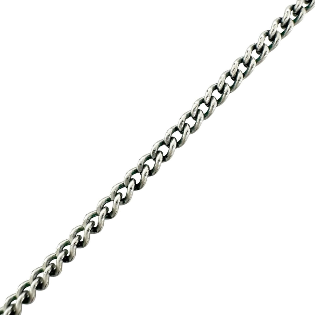 Louis Vuitton Collier Charm Monogram Eclipse Metal Silver Black Necklace — view 4