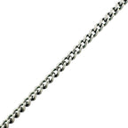 Louis Vuitton Collier Charm Monogram Eclipse Metal Silver Black Necklace — view 4