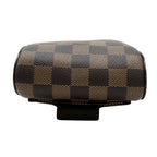 Louis Vuitton Damier Geronimos Leather Brown Belt Bag Gold — view 3