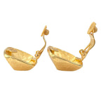 Hermes Vintage Metal Gold Earrings — view 4