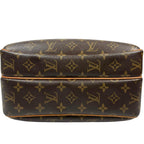 Louis Vuitton Reporter PM Monogram Leather Brown Shoulder Bag Gold — view 3