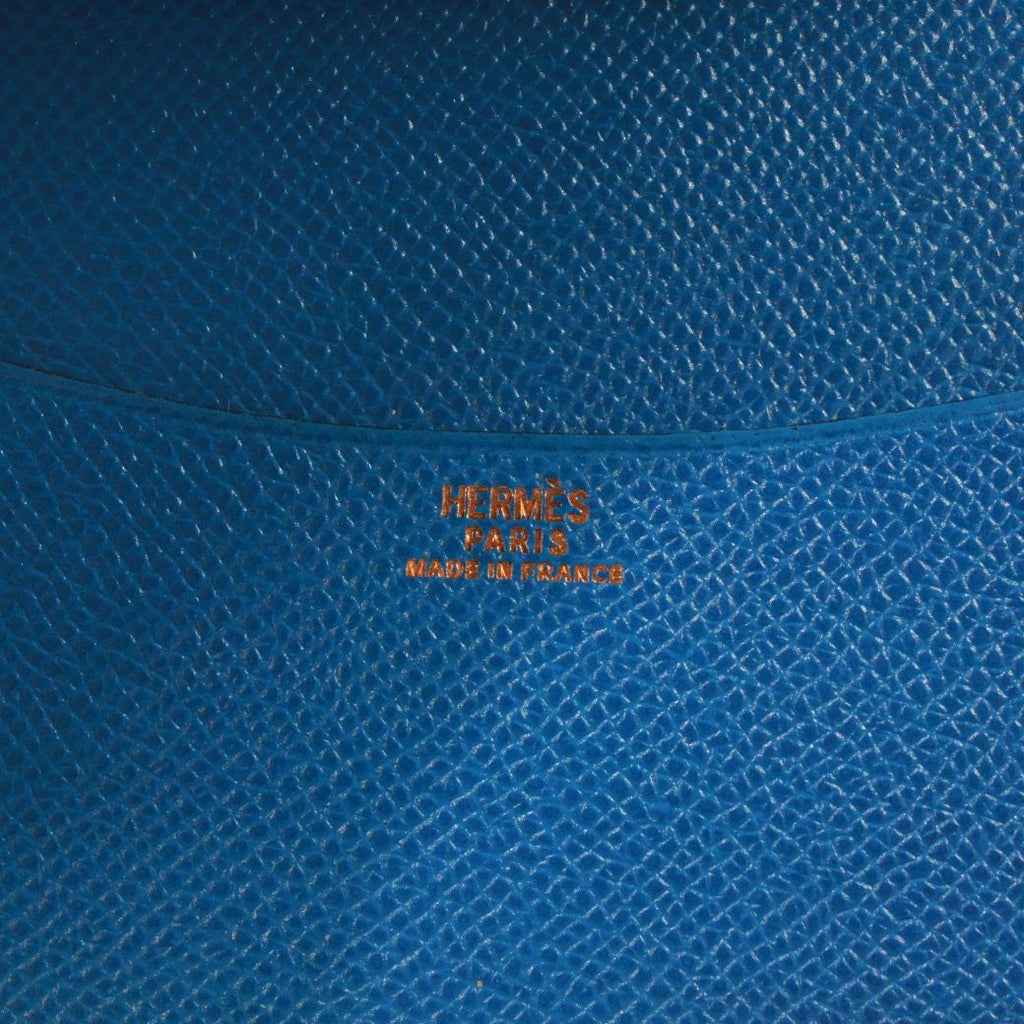 Hermes Agenda GM Leather Blue Notebook Cover Silver — view 9