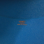 Hermes Agenda GM Leather Blue Notebook Cover Silver — view 9