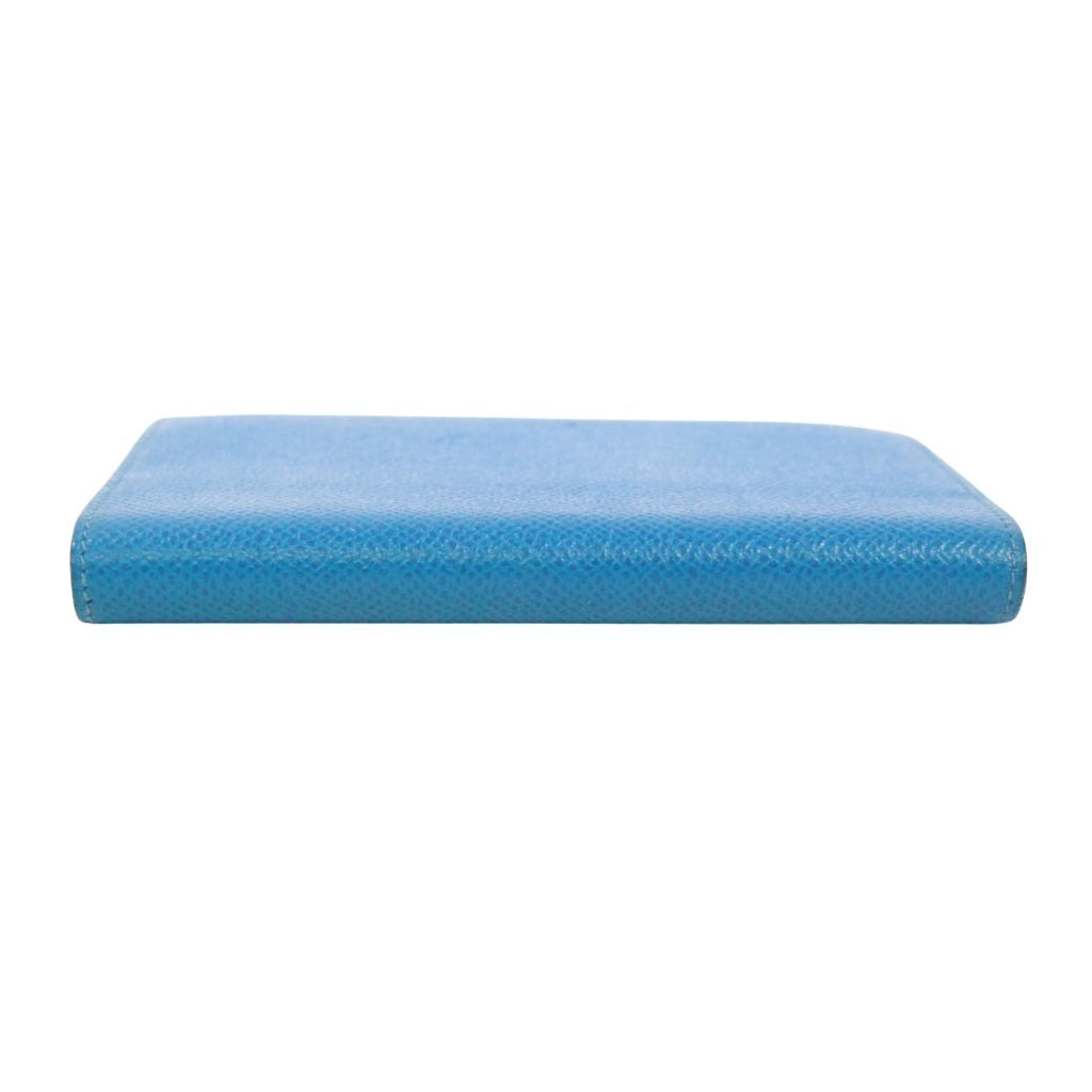Hermes Agenda GM Leather Blue Notebook Cover Silver — view 5