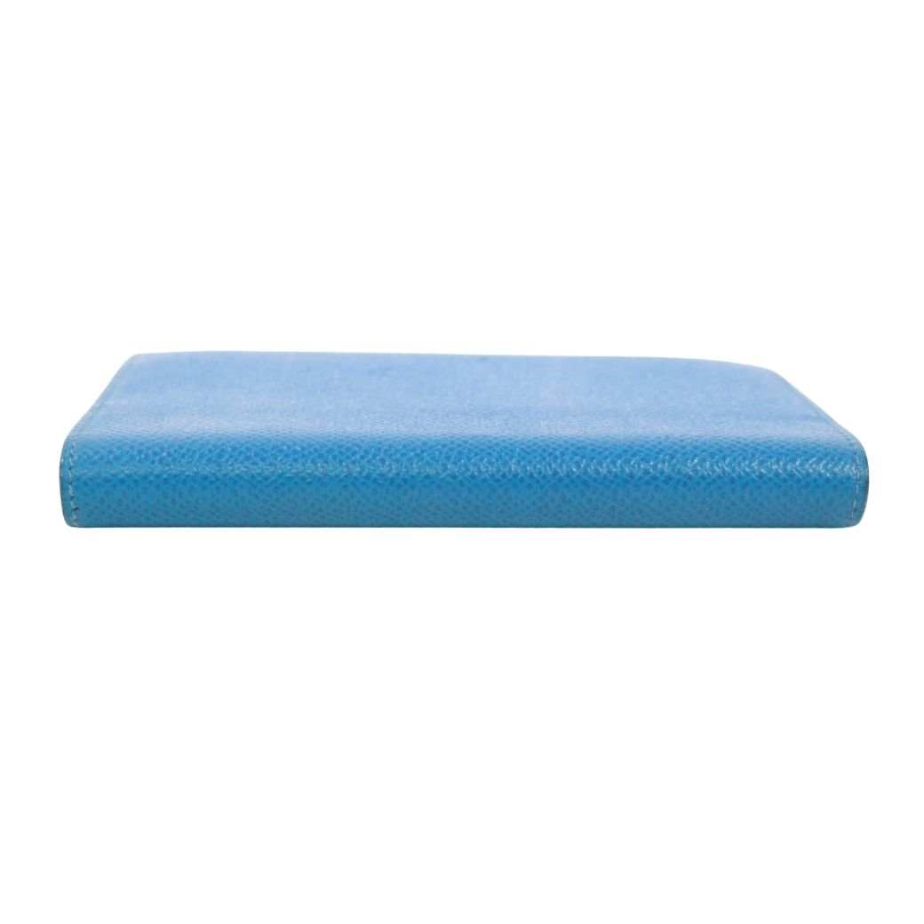 Hermes Agenda GM Leather Blue Notebook Cover Silver — view 5