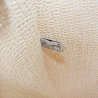 Hermes Bora GM Straw Cotton Ivory Pouch Silver — view 7