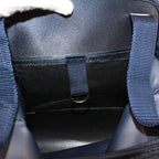 Hermes Sherpa Travel Around the Stars Exhibition Nylon Navy Backpack Silver — view 8