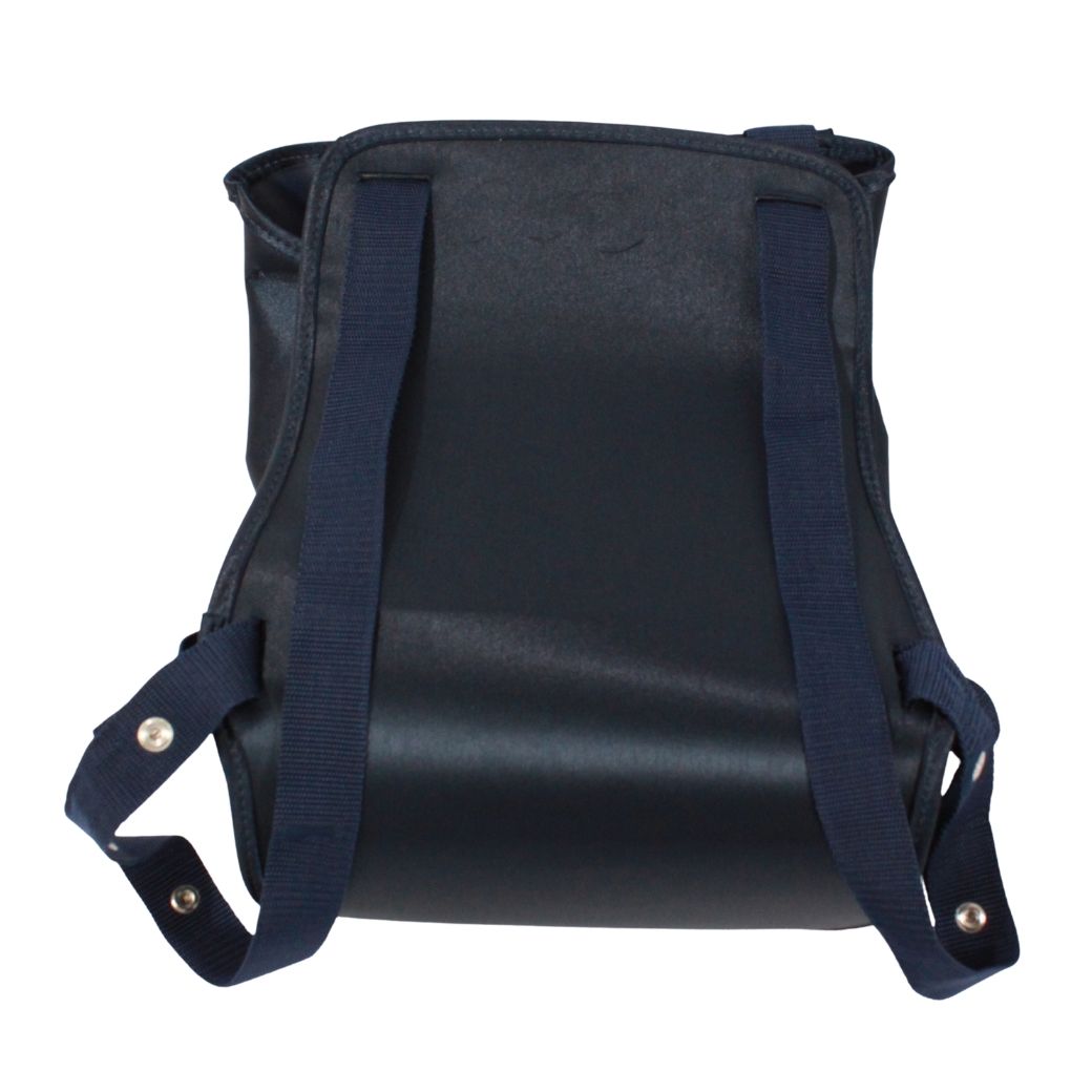 Hermes Sherpa Travel Around the Stars Exhibition Nylon Navy Backpack Silver — view 3