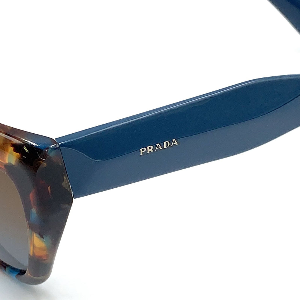 Prada Multicolor Frame Acetate Navy Sunglasses Eyewear — view 7